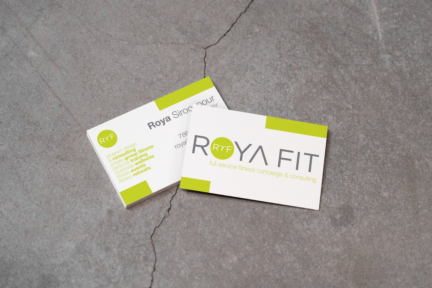 RoyaFit Business Cards