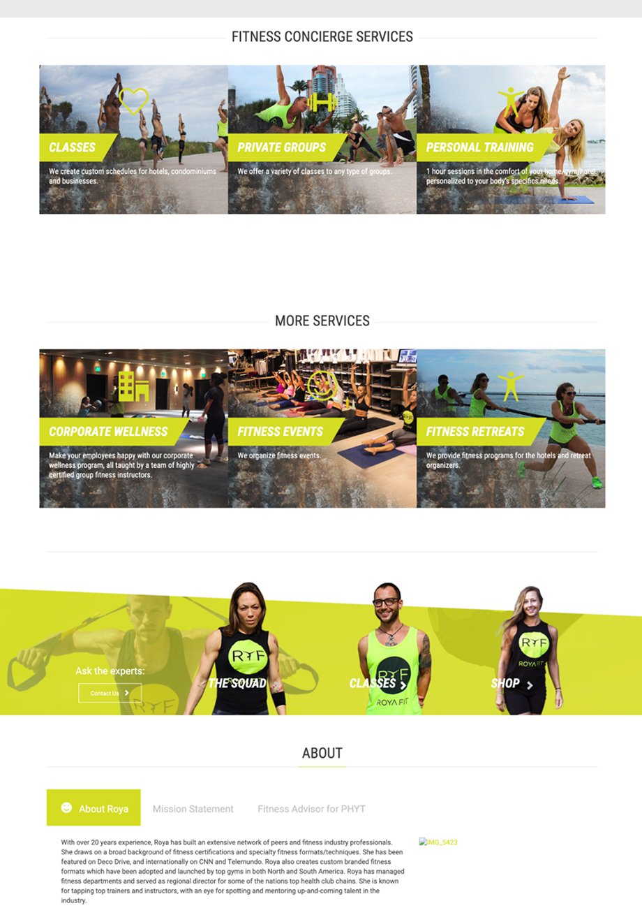 RoyaFit Classes — 2016